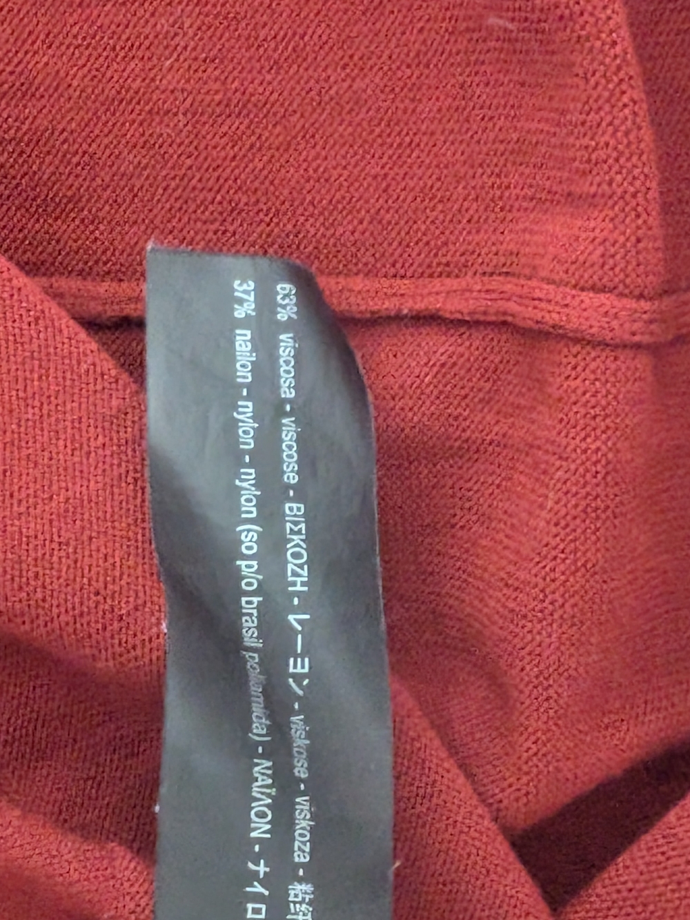 Zara Burnt Orange Button-Front Jumpsuit - Picture 3 of 3